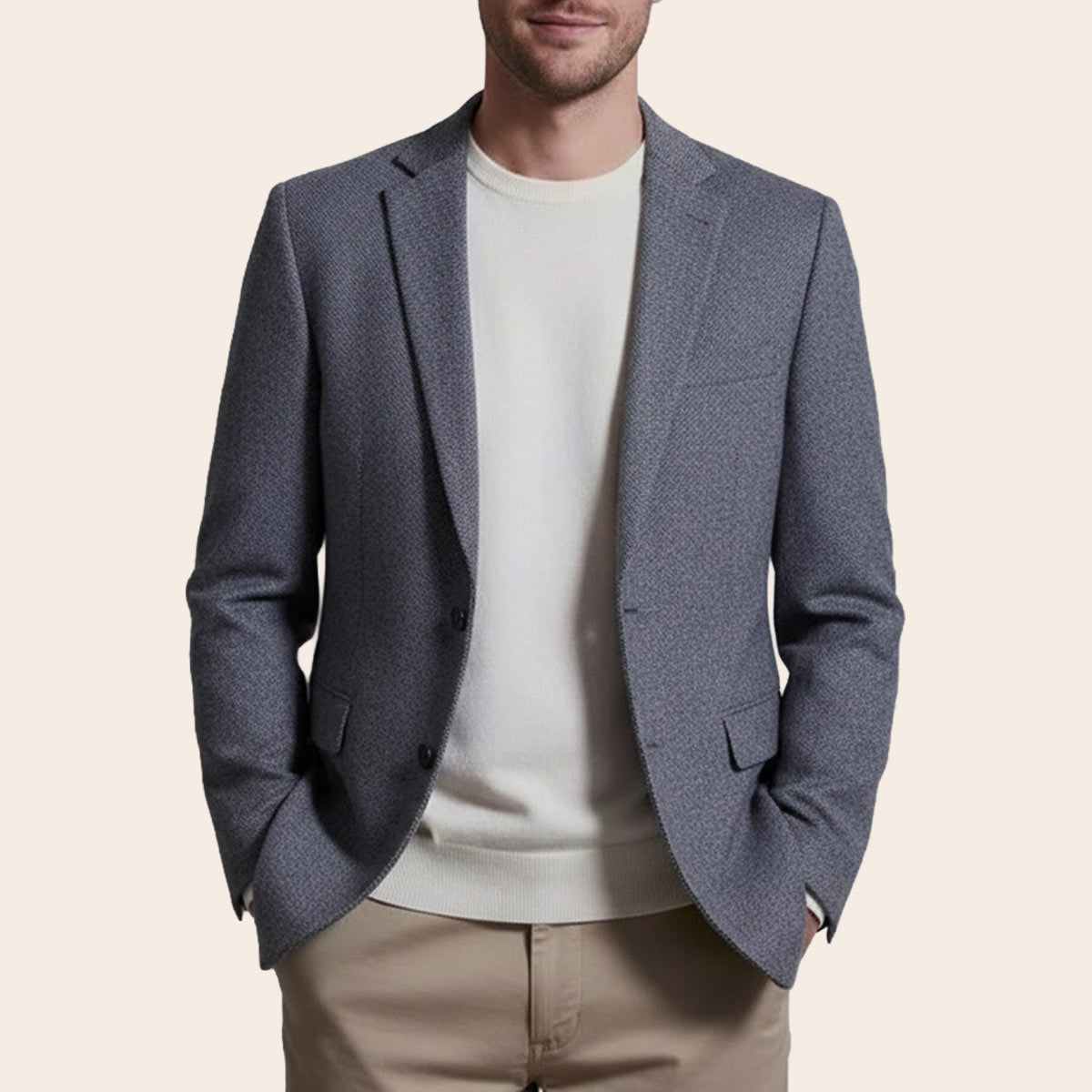 Men's Wool Blend Jacket (JWB-254|TLF18)