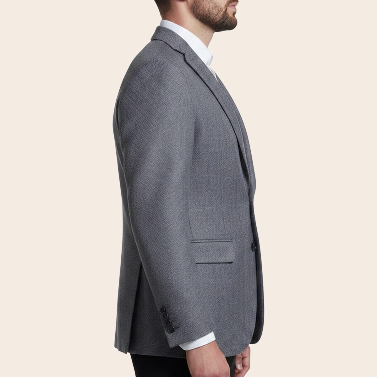 Men's Wool Blend Jacket (JWB-254|TLF18)