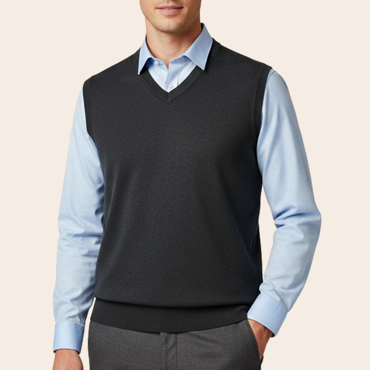 Men's Classic Lounge Sweater (J-805|VNK/SLL)