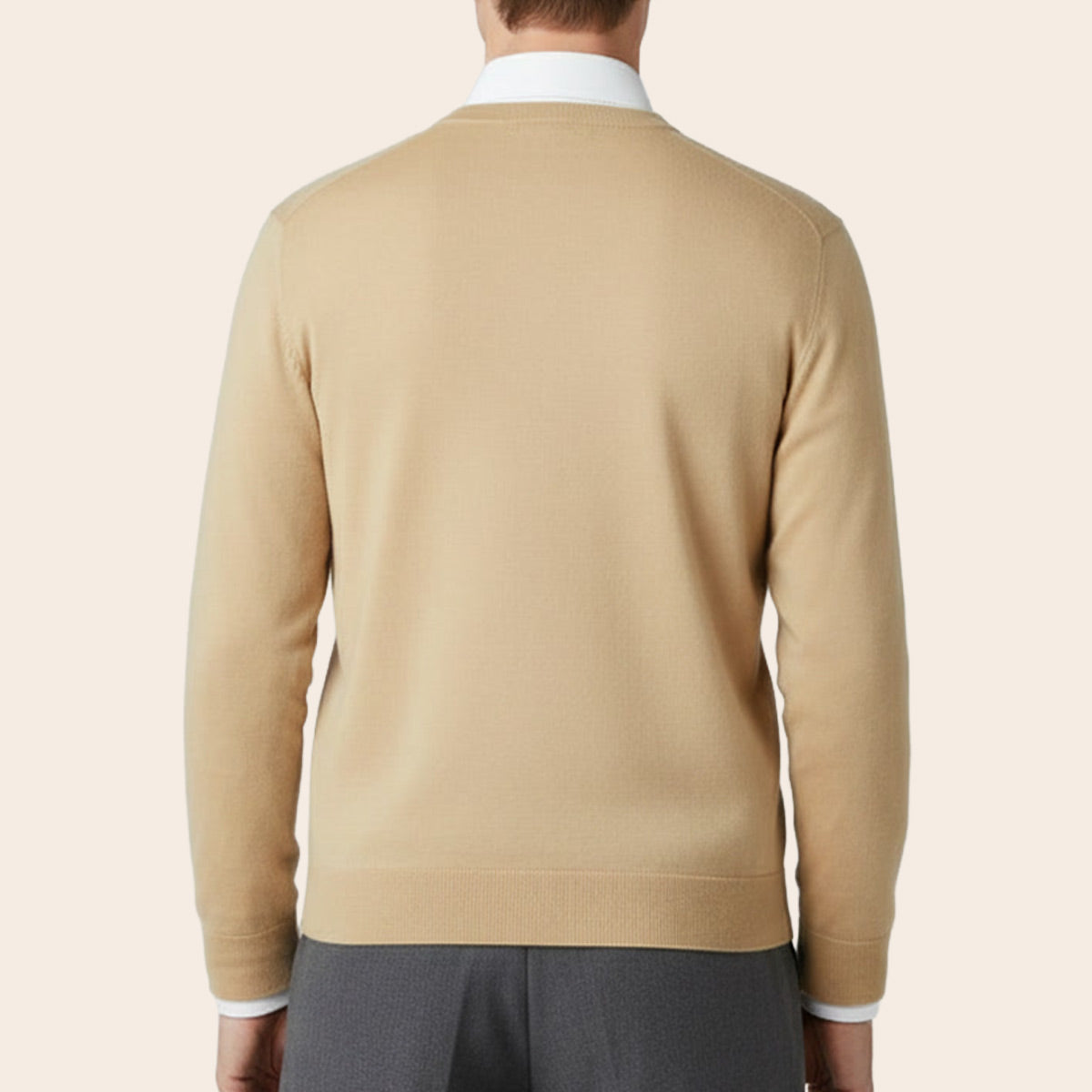 Men's Lambswool Country Sweater (QW-010|VNK/FSL)