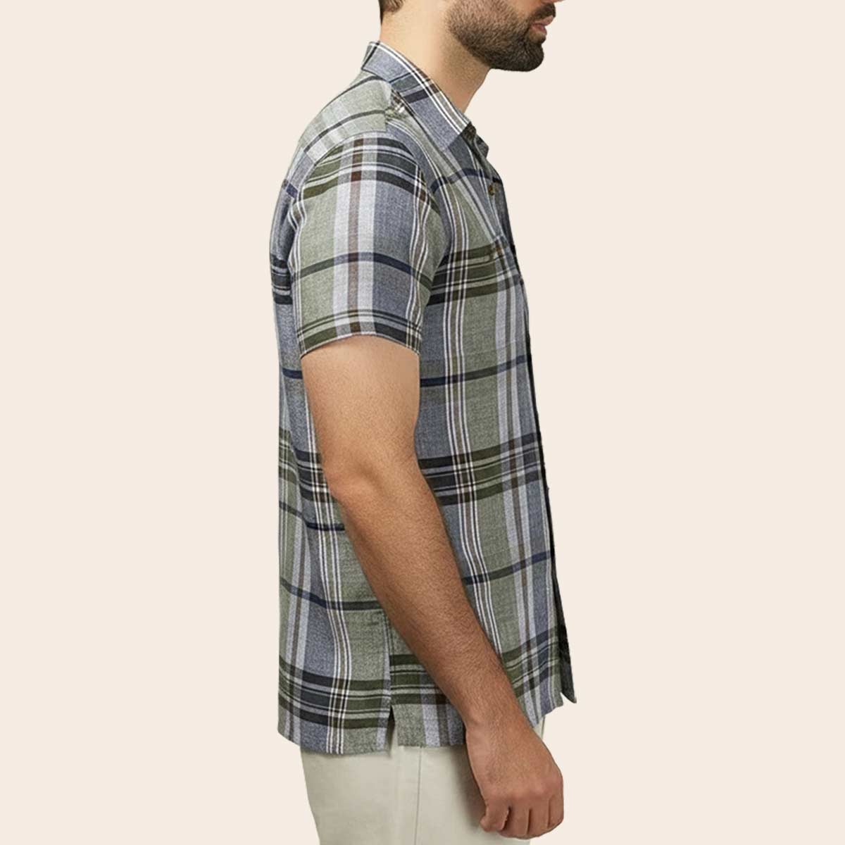 Men's Pure Linen Bushirt (LIN-1184|HSP)