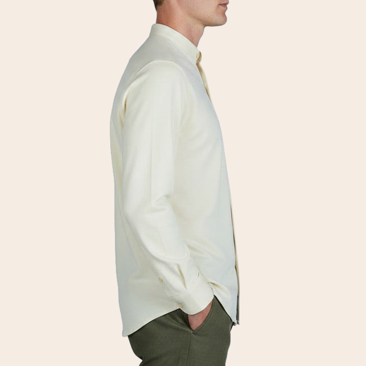 Men's Cotton Polyester Elastane Shirt (PKPCG-3|BND/SB1)