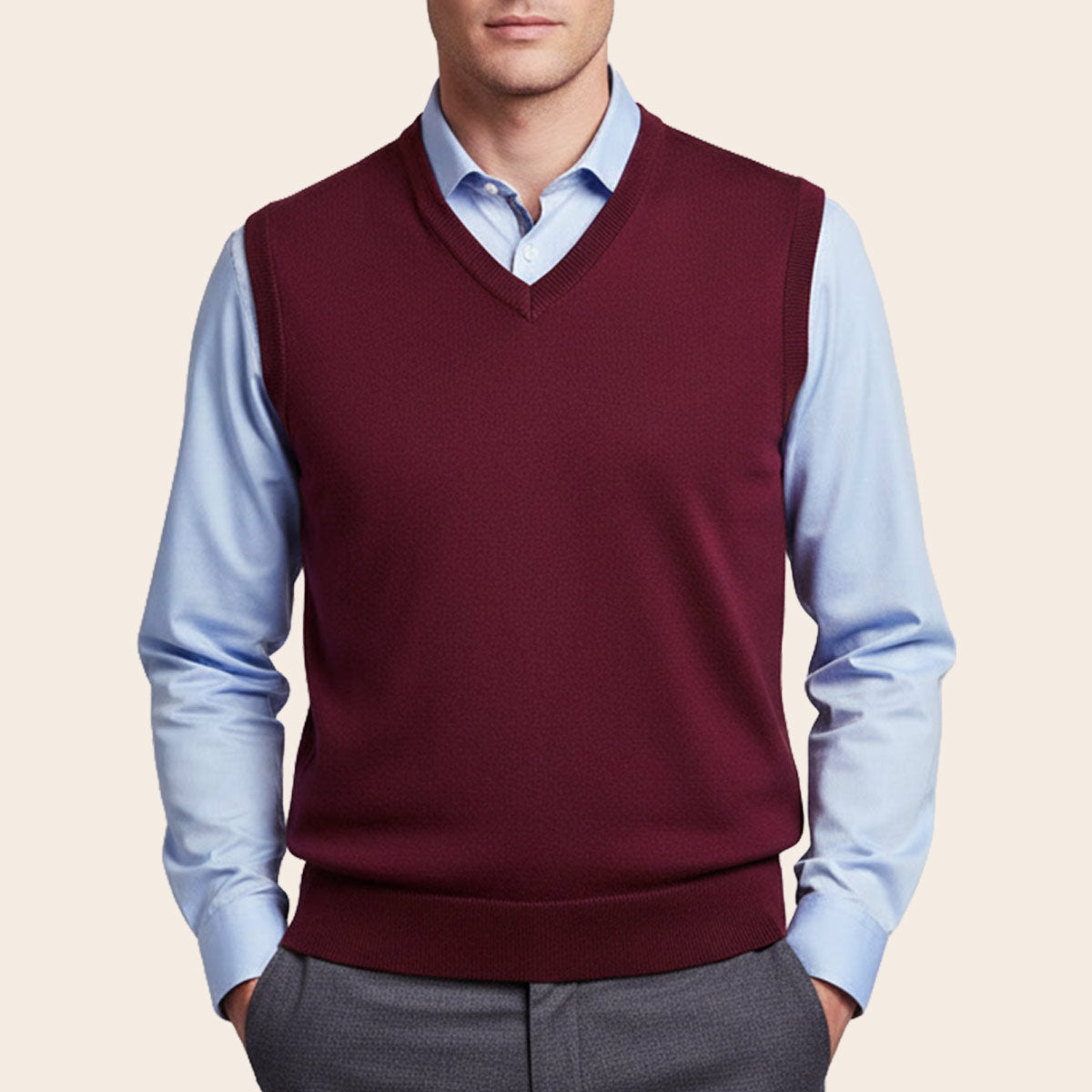 Men's Classic Lounge Sweater (A-814|VNK/SLL)