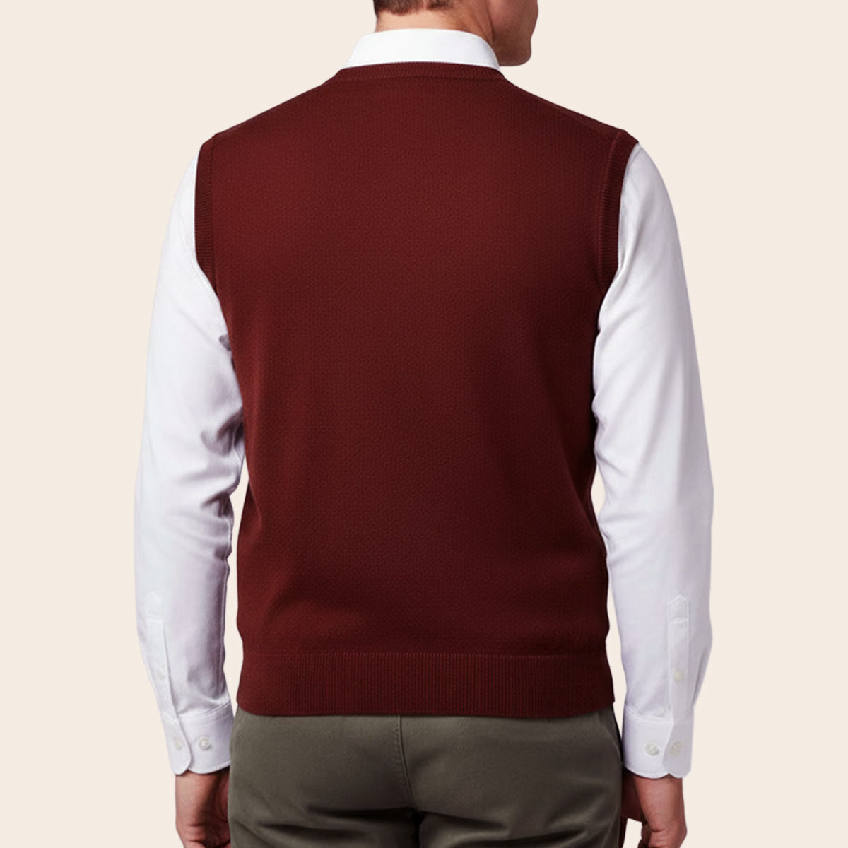 Men's Lambswool Country Sweater (LW-065|VNK/SLL)