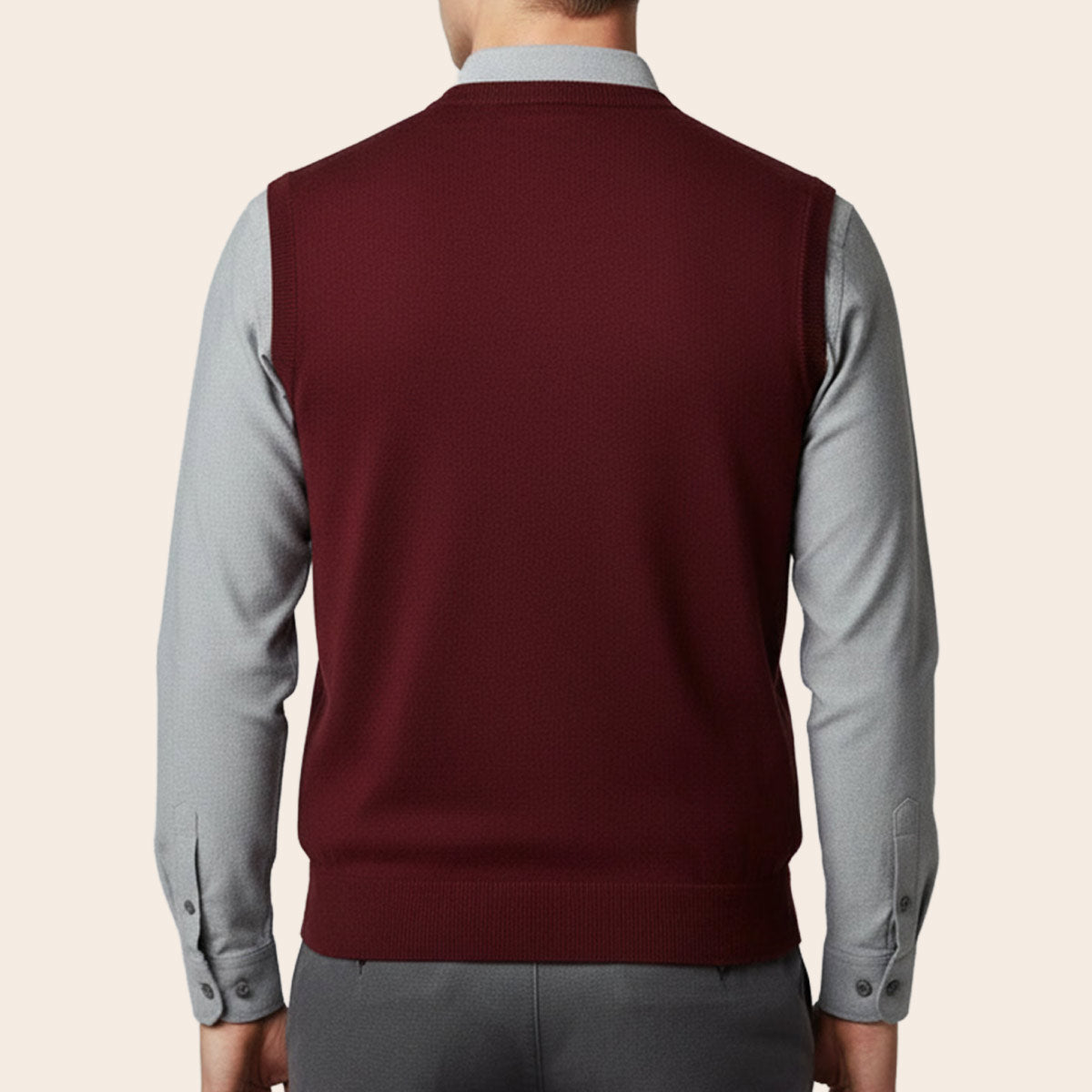 Men's Club Merino Sweater (LY-9088|VNK/SLL)