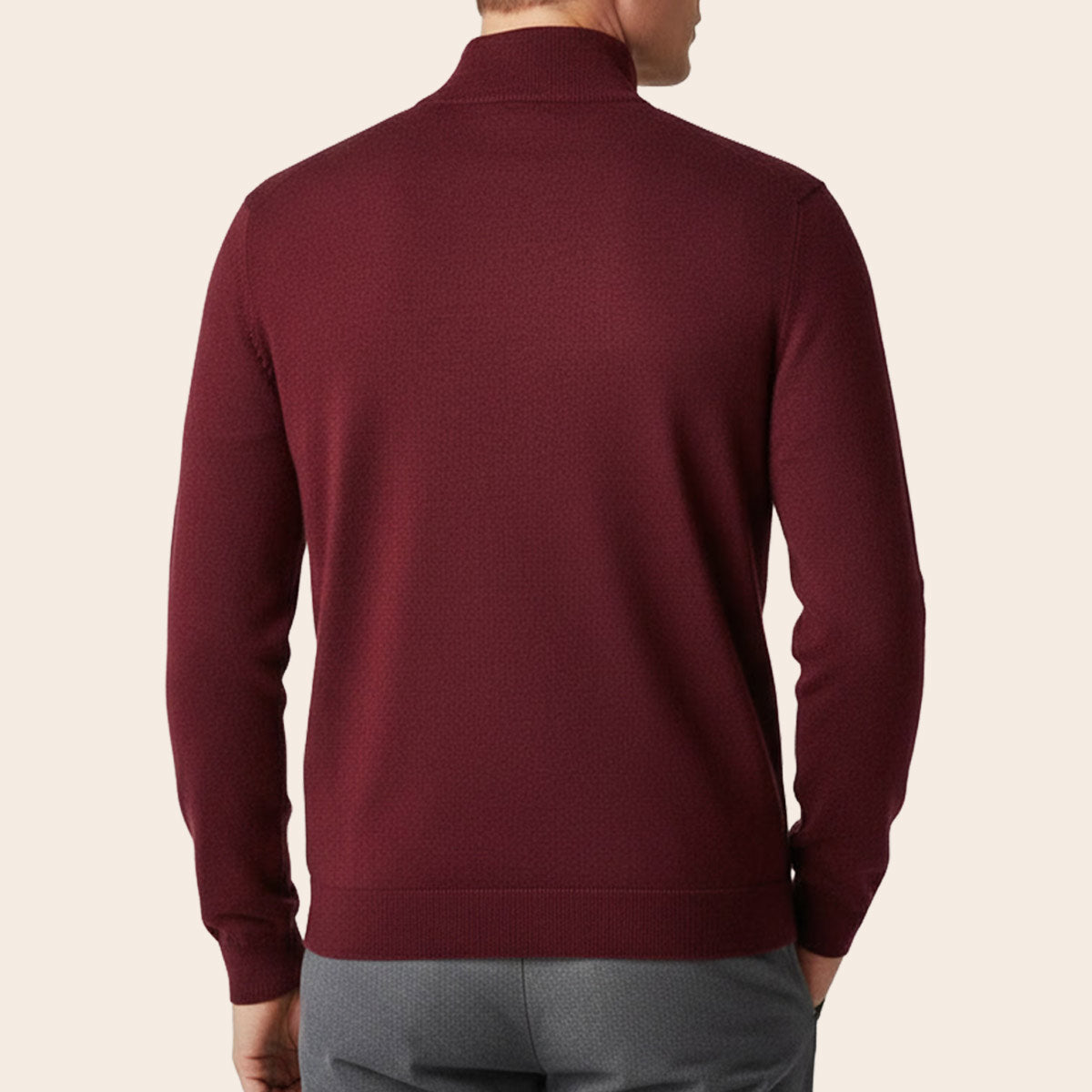 Men's Club Merino Sweater (LY-9088|HNK/FSQ)