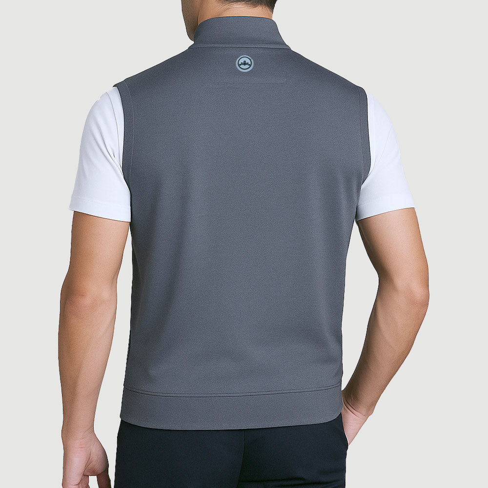  Men’s Charcoal Gray Lyocot Performance Vest 