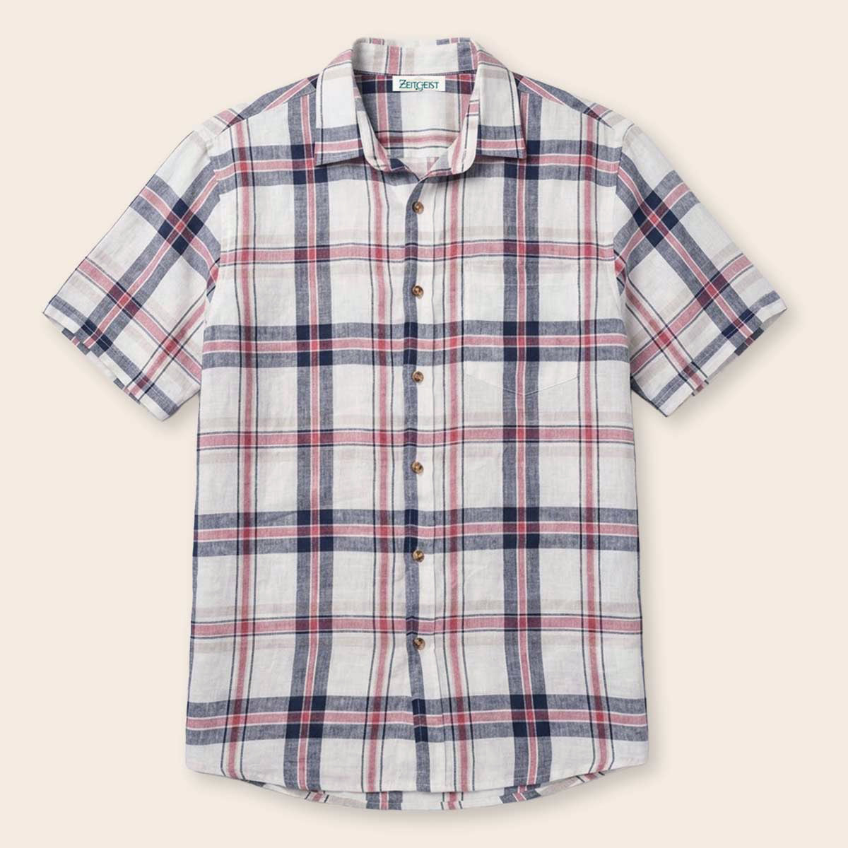 Men's Pure Linen Bushirt (LIN-1185|HSP)