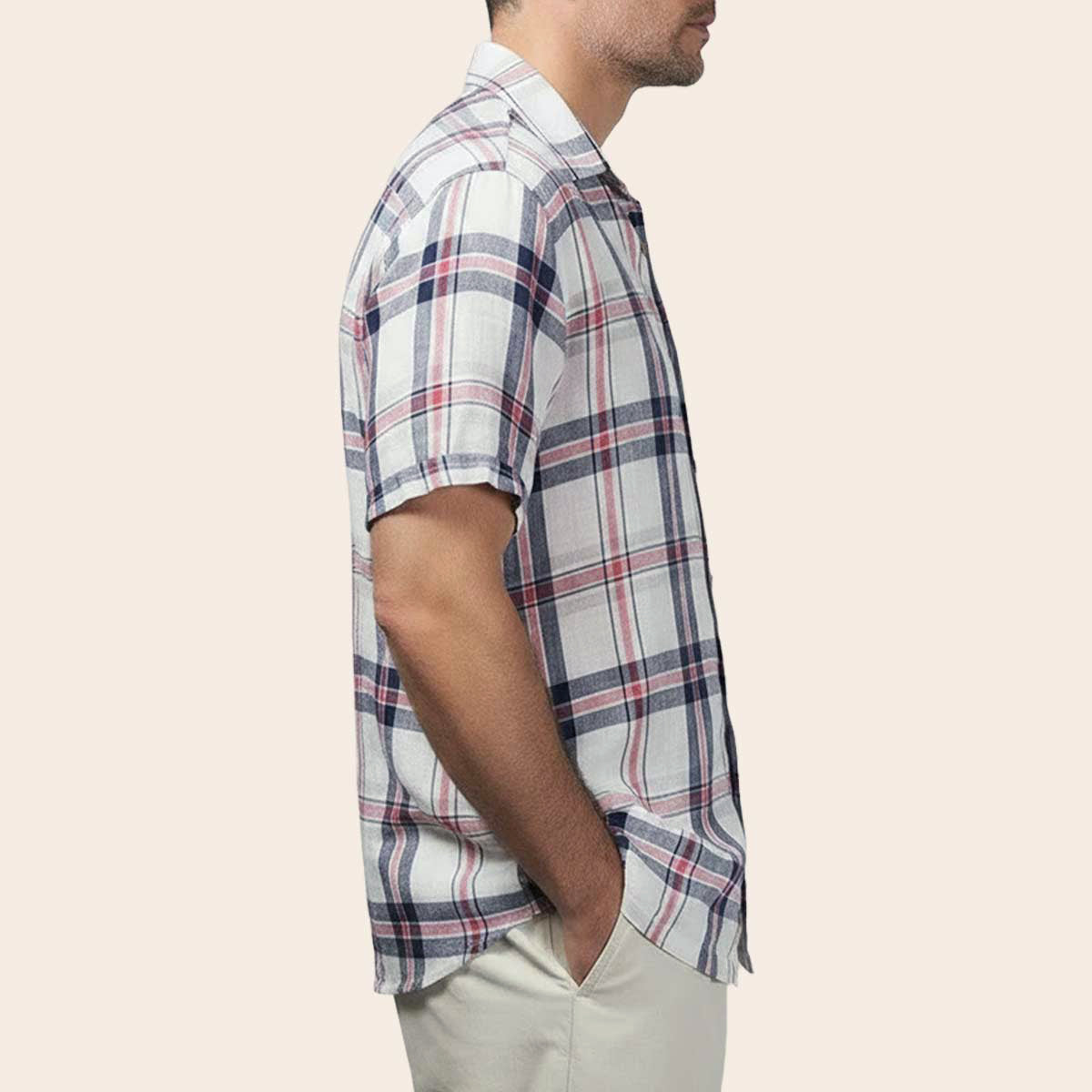 Men's Pure Linen Bushirt (LIN-1185|HSP)