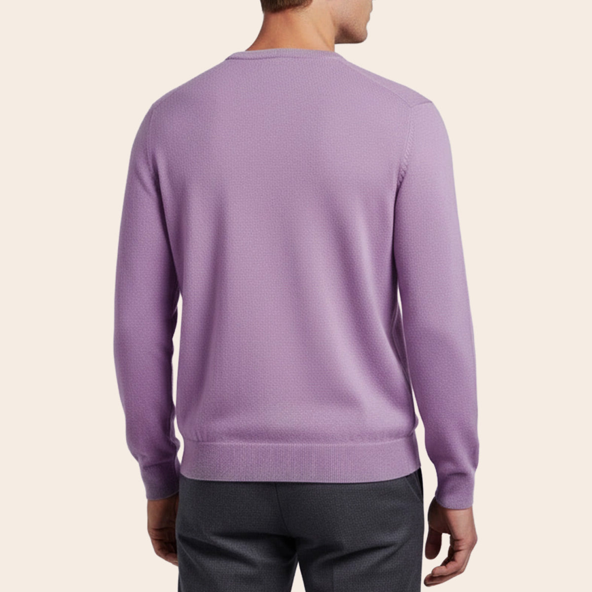 Men's Lambswool Country Sweater (LW-038|VNK/FSL)
