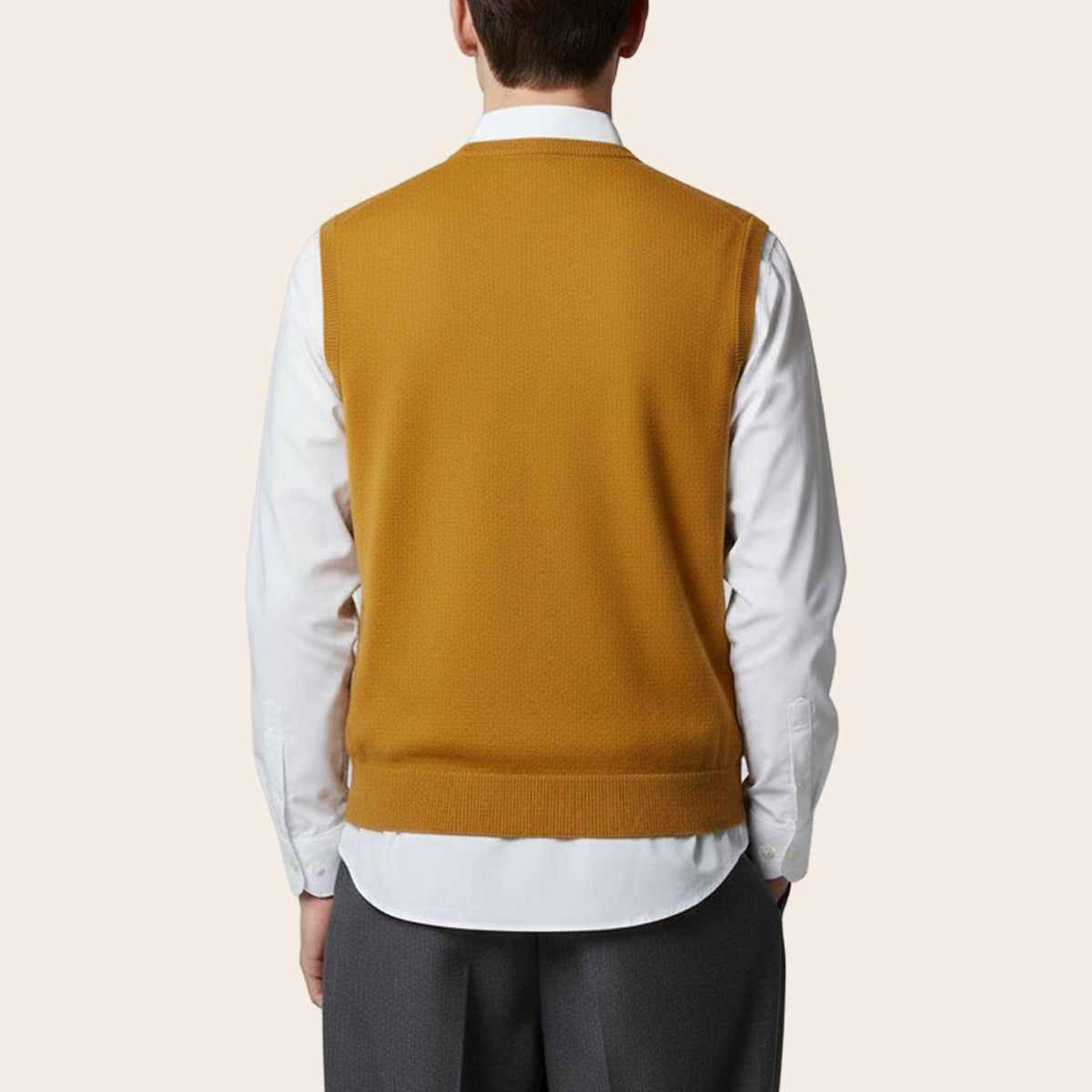 Men's Lambswool Country Sweater (QW-058|VNK/SLL)