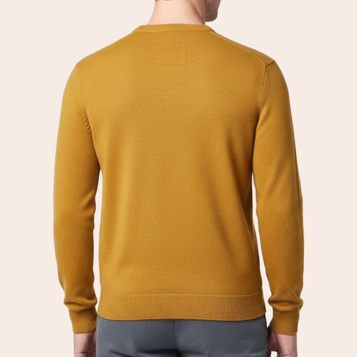 Men's Lambswool Country Sweater (LW-057|RNK/FSL)