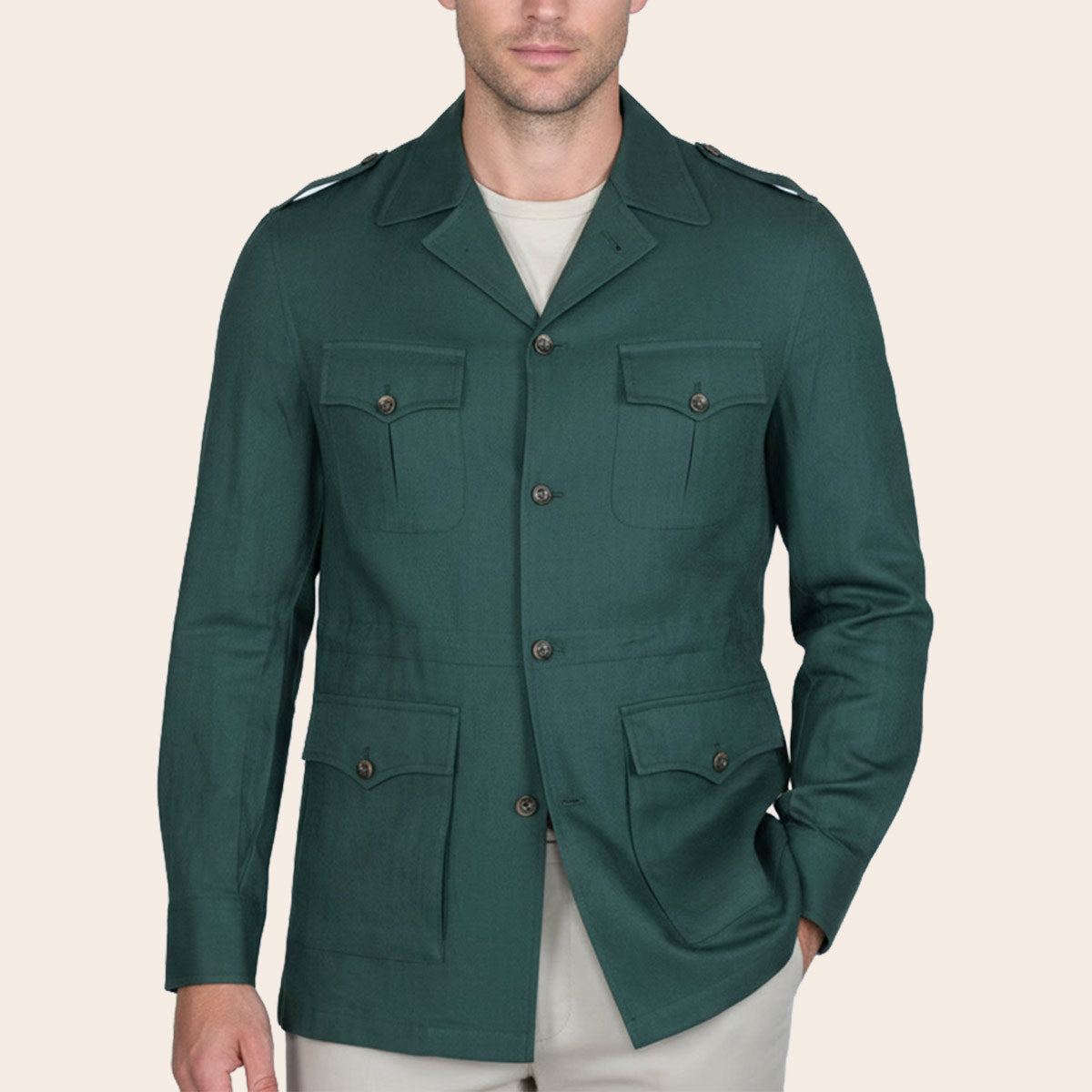 Men's Bush Coat (LINCBZ-34|BCT/DSG)