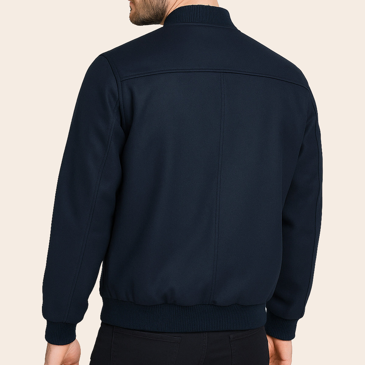 Men's Bomber Jacket (KNT-104|BR3)