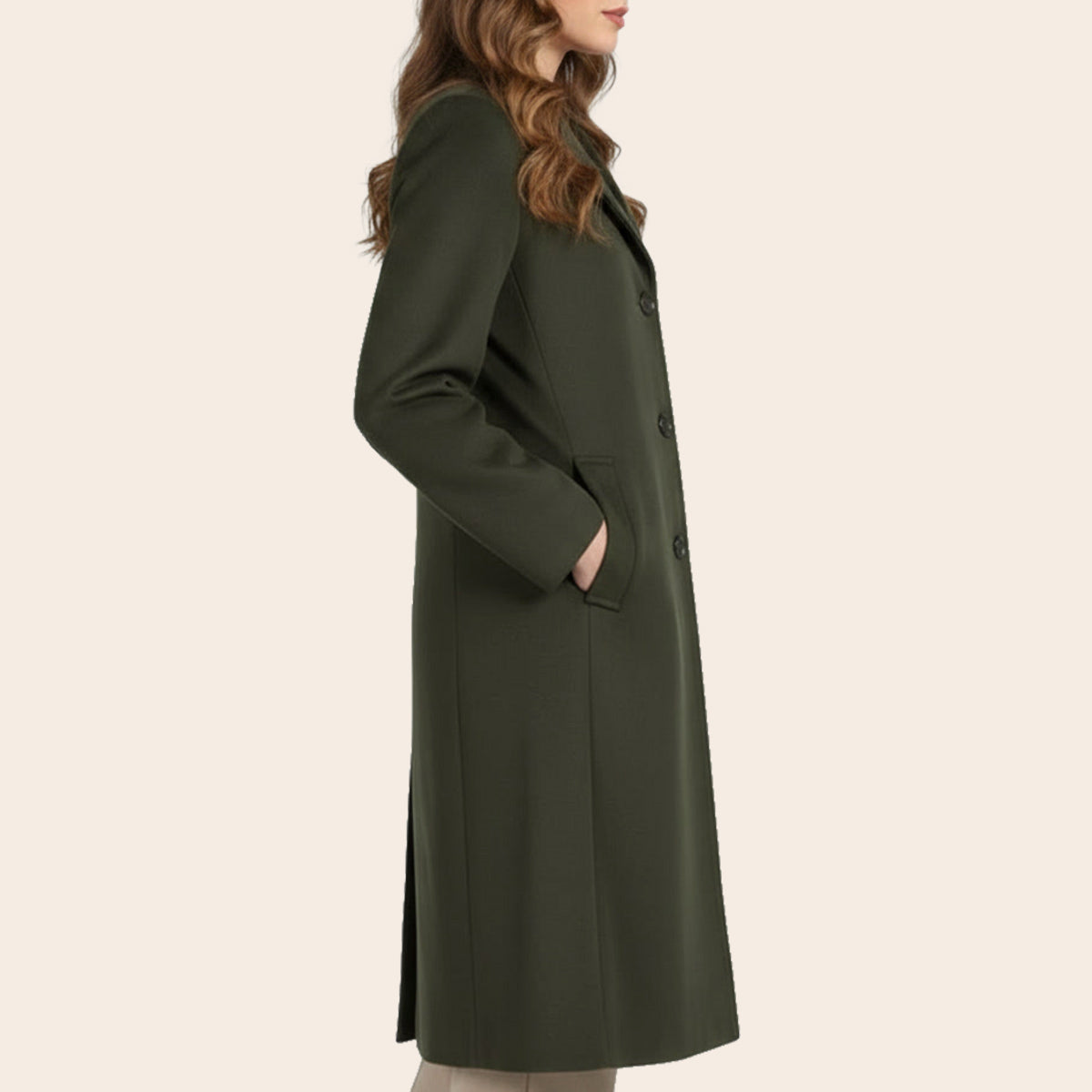 Women's Microfiber Over Coat (ORGKNT-6|1656)