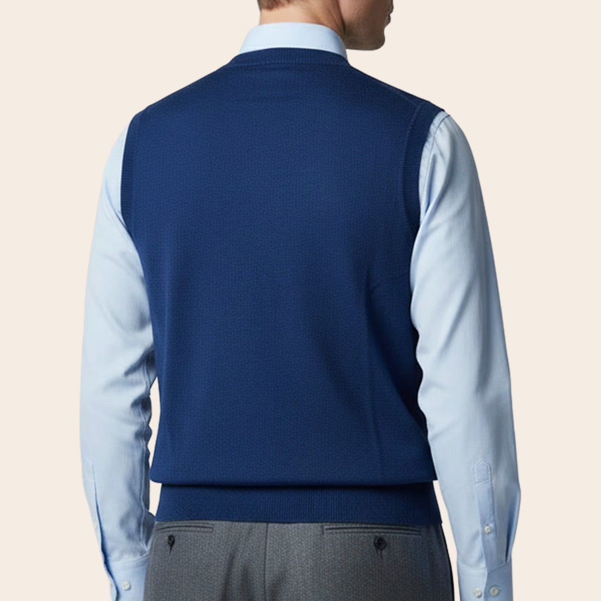 Men's Club Merino Cardigan (WPT-806|VNK/SLL)