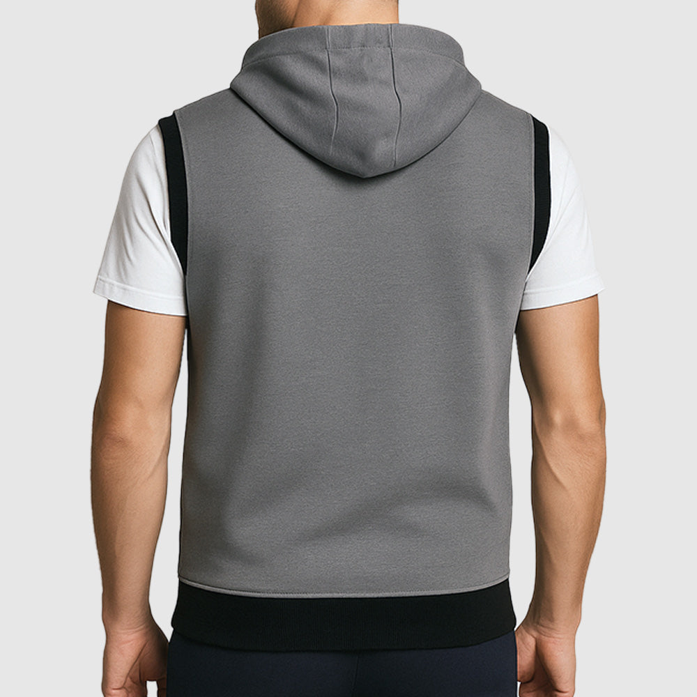 Men's Lyocot Sleeveless Hoodie (JRCSS-11|U3192)