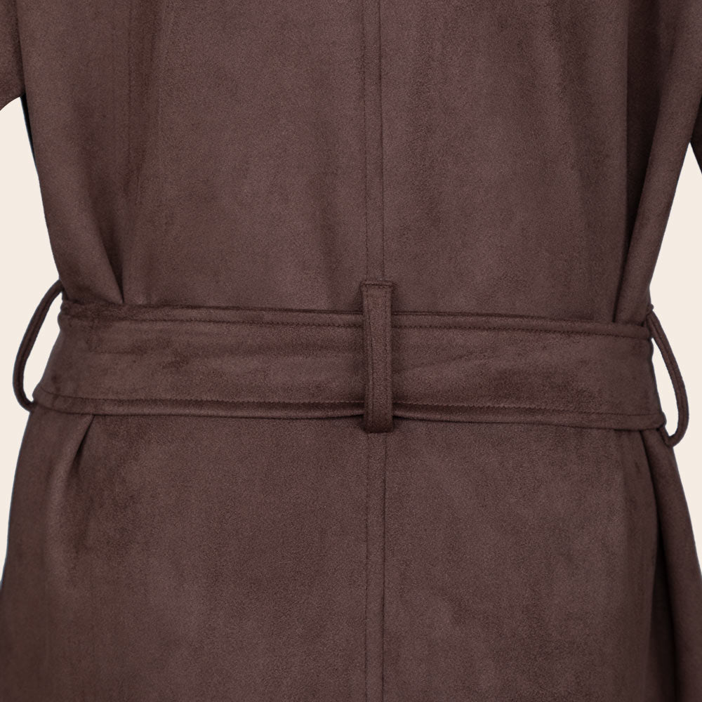 Women's Veloura Belted Half Coat (ORGSUD-2|1816)