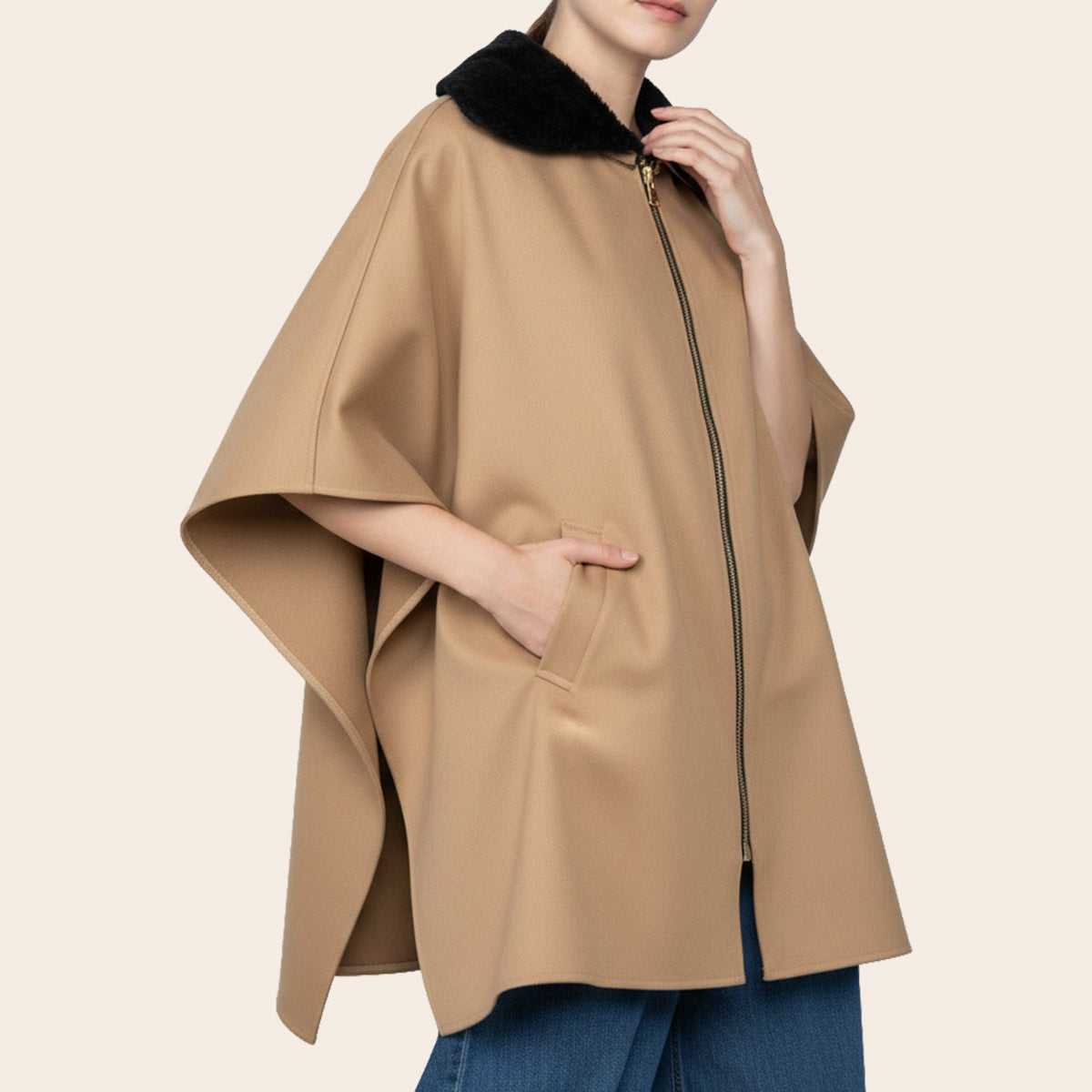 Women's Microfiber Cape (ORGKNT-7|1811)
