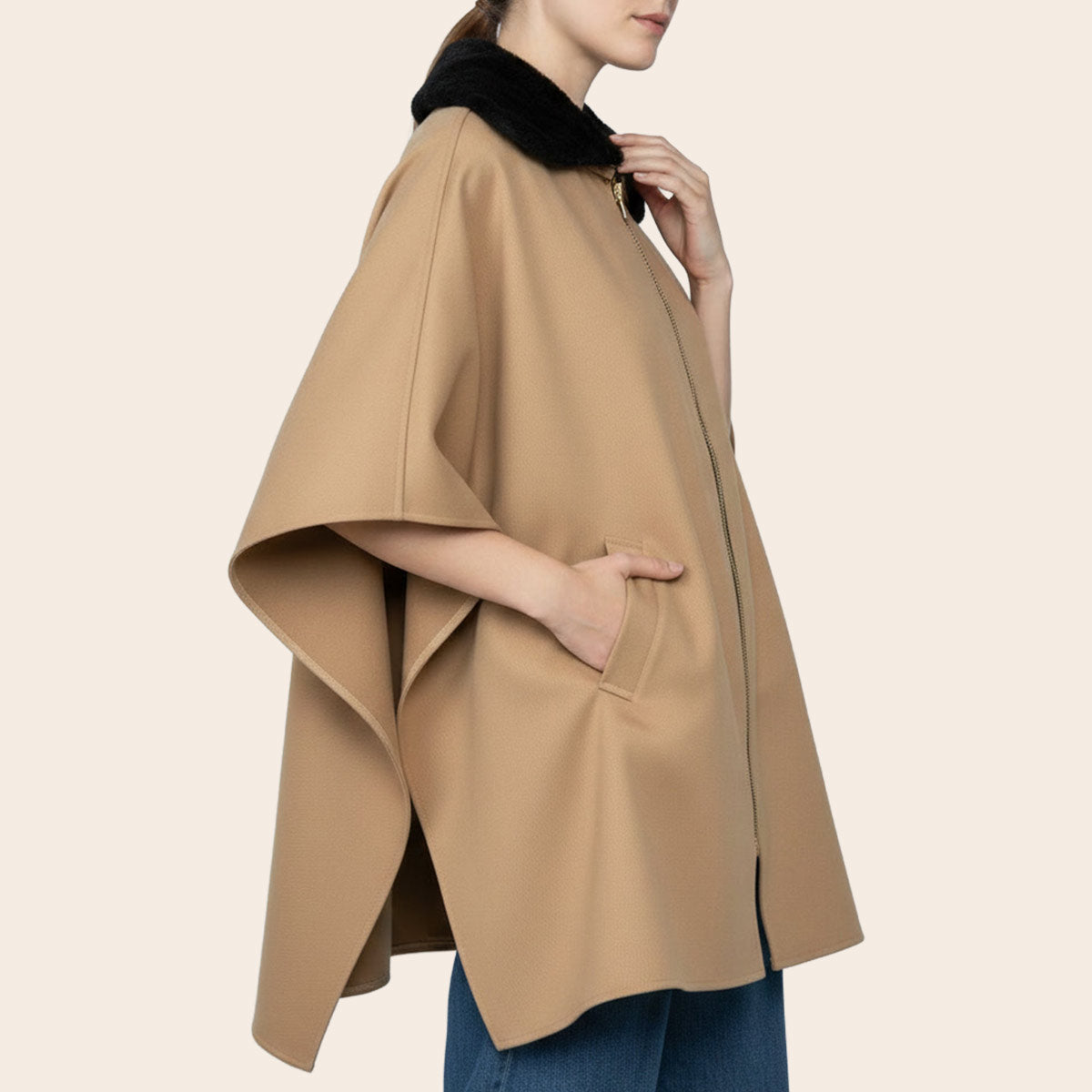 Women's Microfiber Cape (ORGKNT-7|1811)