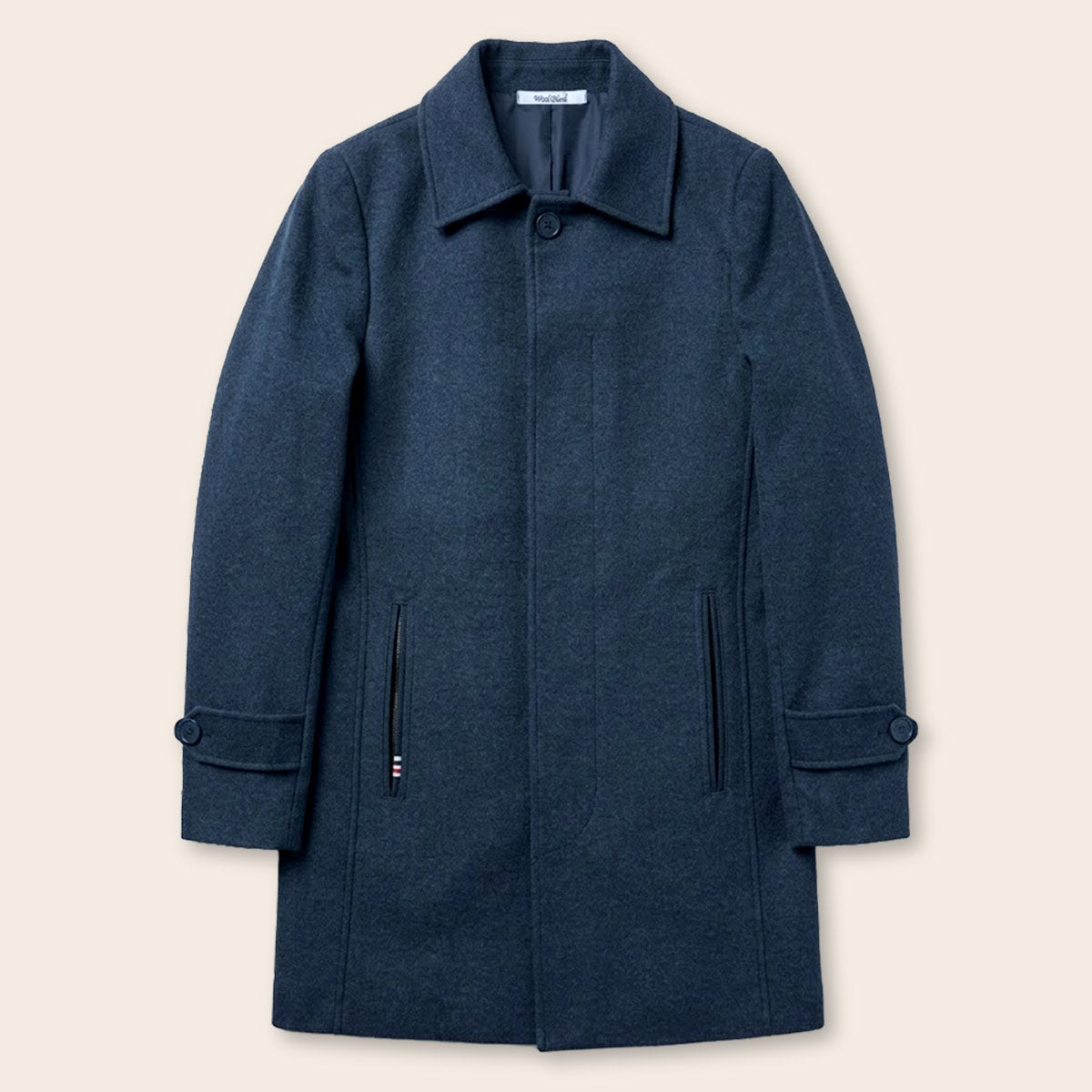 Men's Wool Blend Half Coat (LBL-34|MCT)