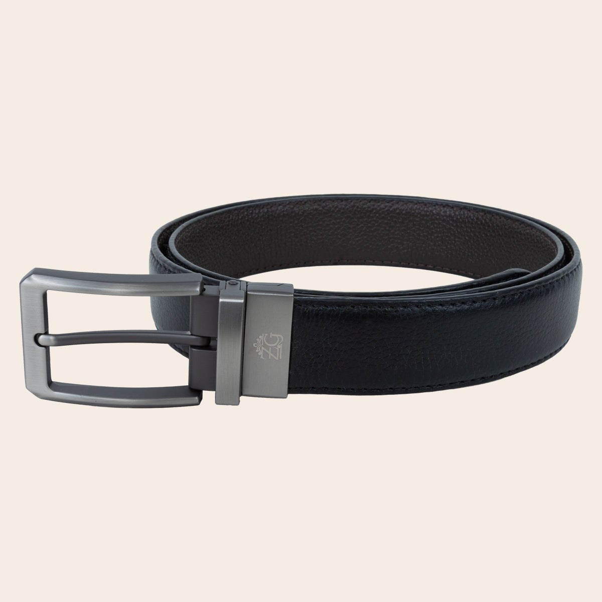 Men's Reversible Leather Belt (ZAL-96/BTL-6|MAT)