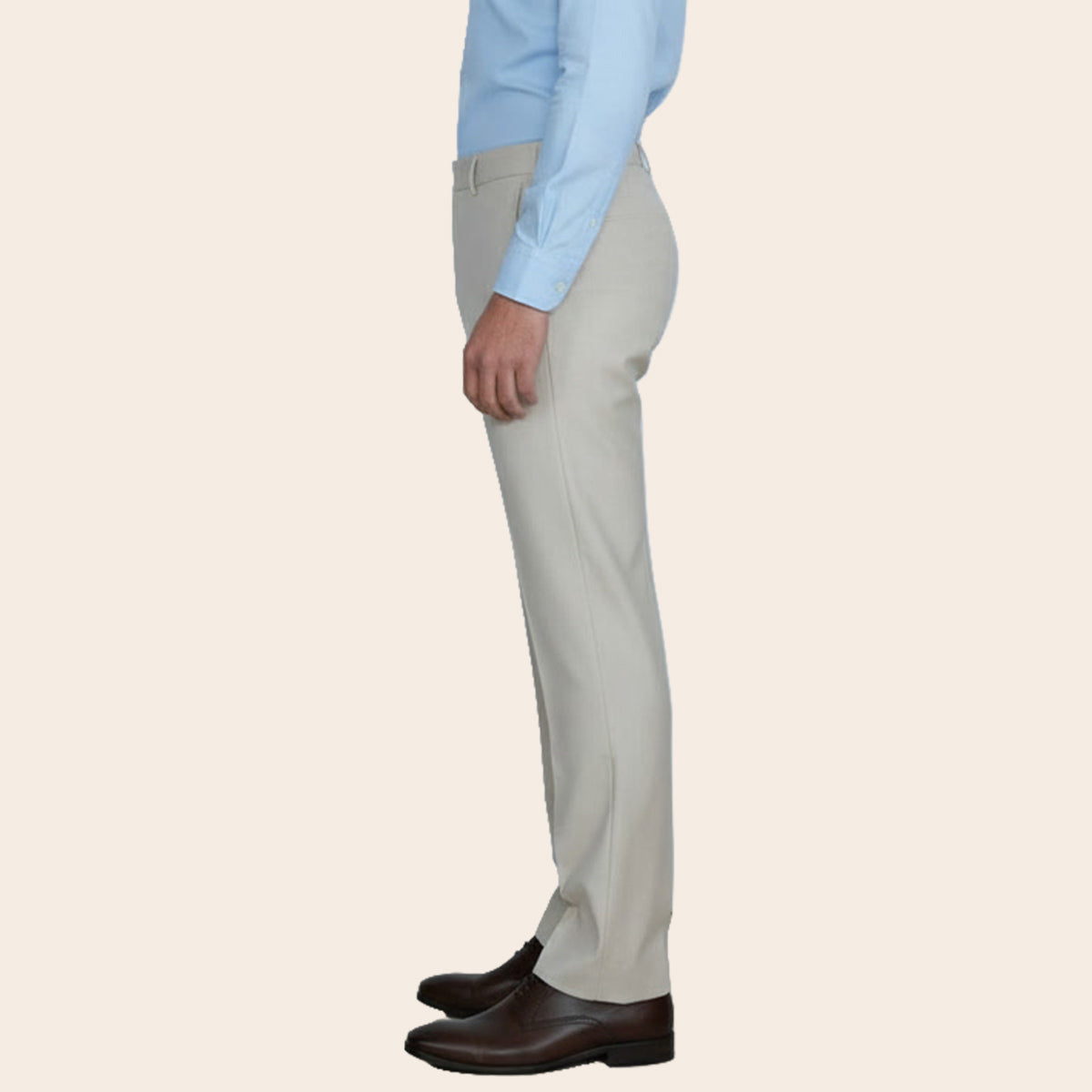 Men's Wool Rich Blend Trouser (STR-85|PTL)