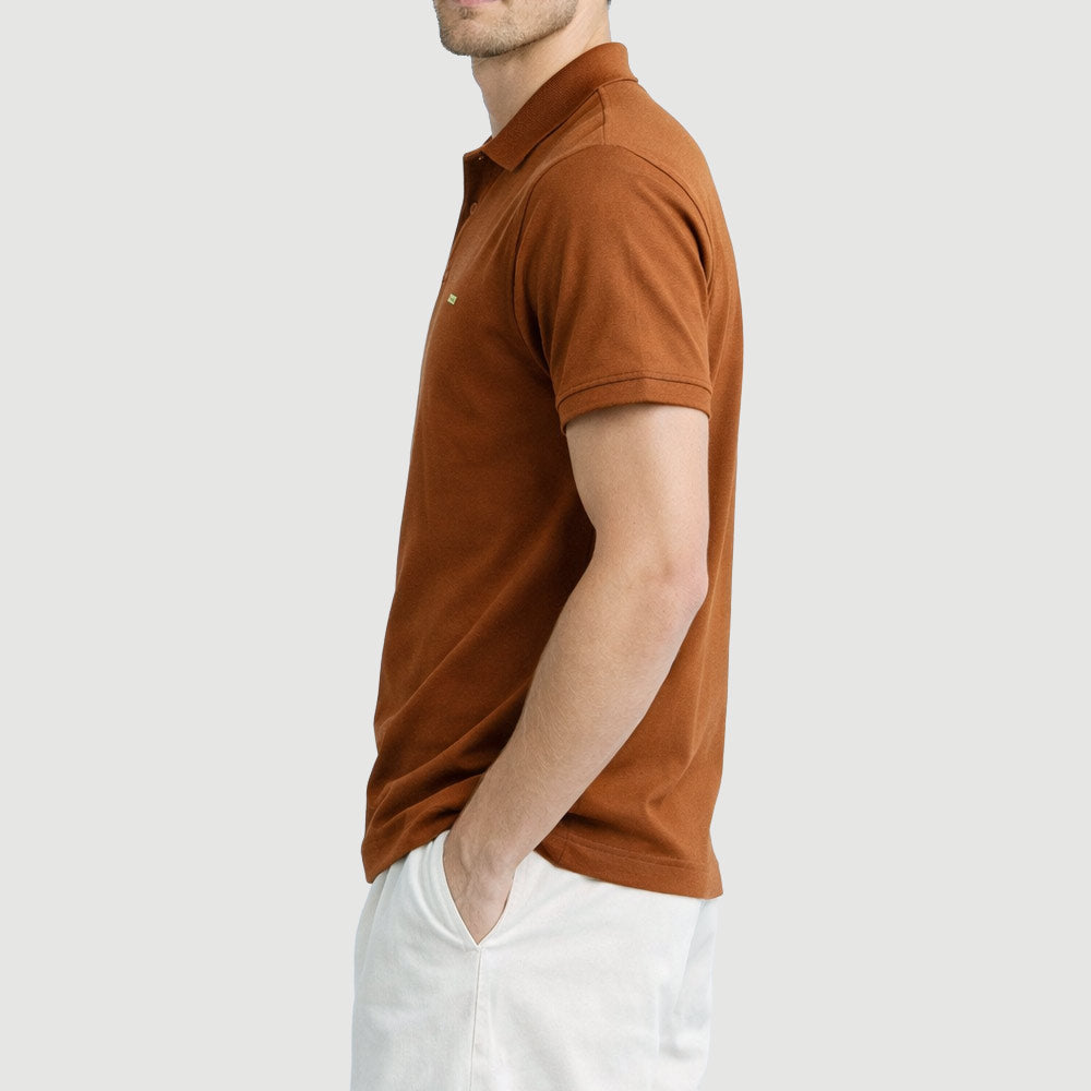Men's Cotton Stretch Pique Golf Polo (PKPCG-7|PKT/HSL)