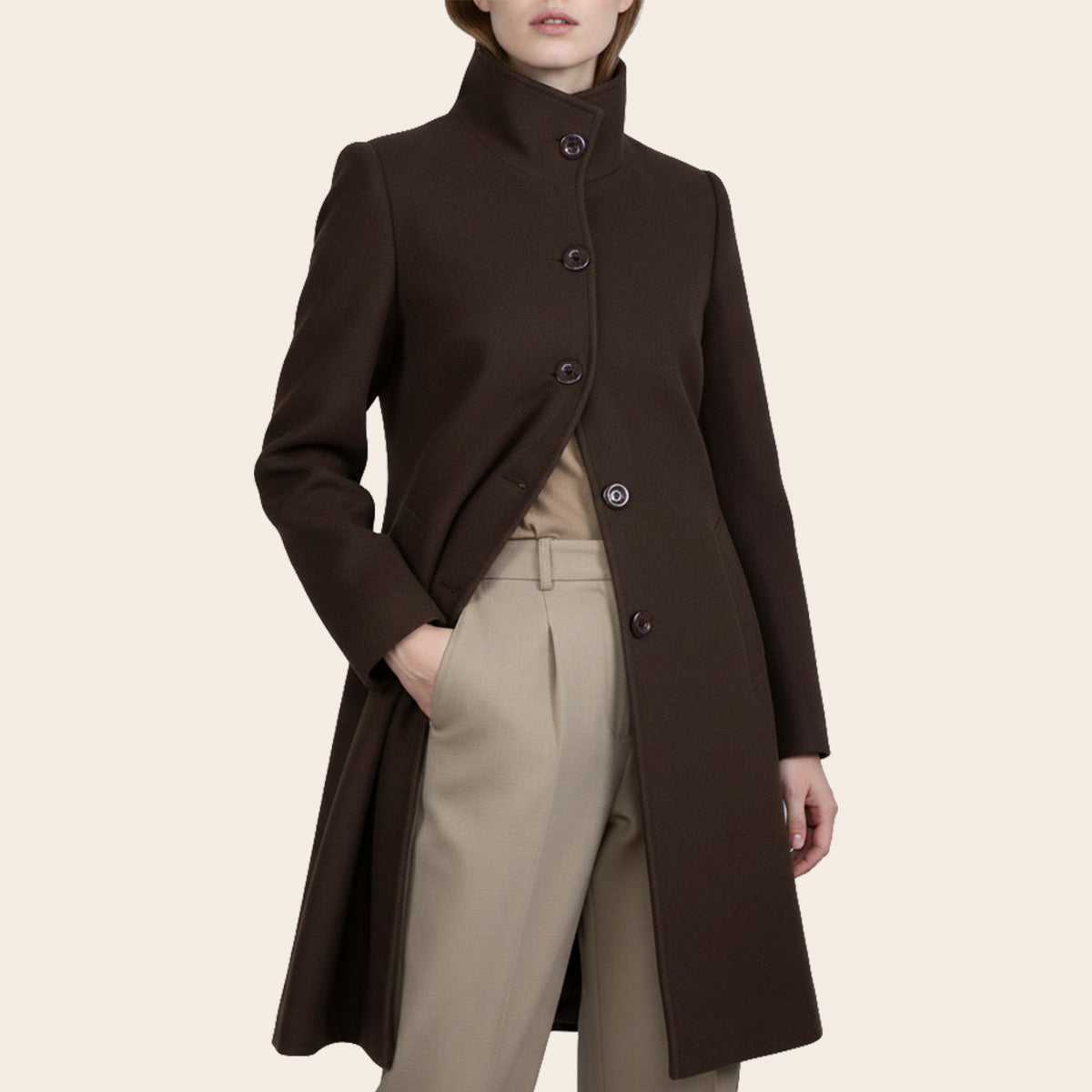 Women's Blazer Fabric Half Coat (ORGBLF-9|B1027)