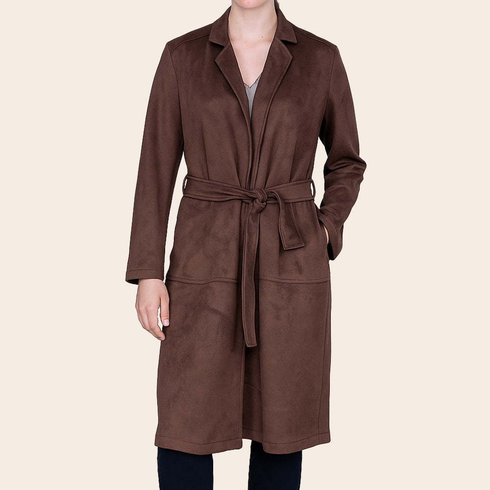 Women's Veloura Belted Half Coat (ORGSUD-2|1816)