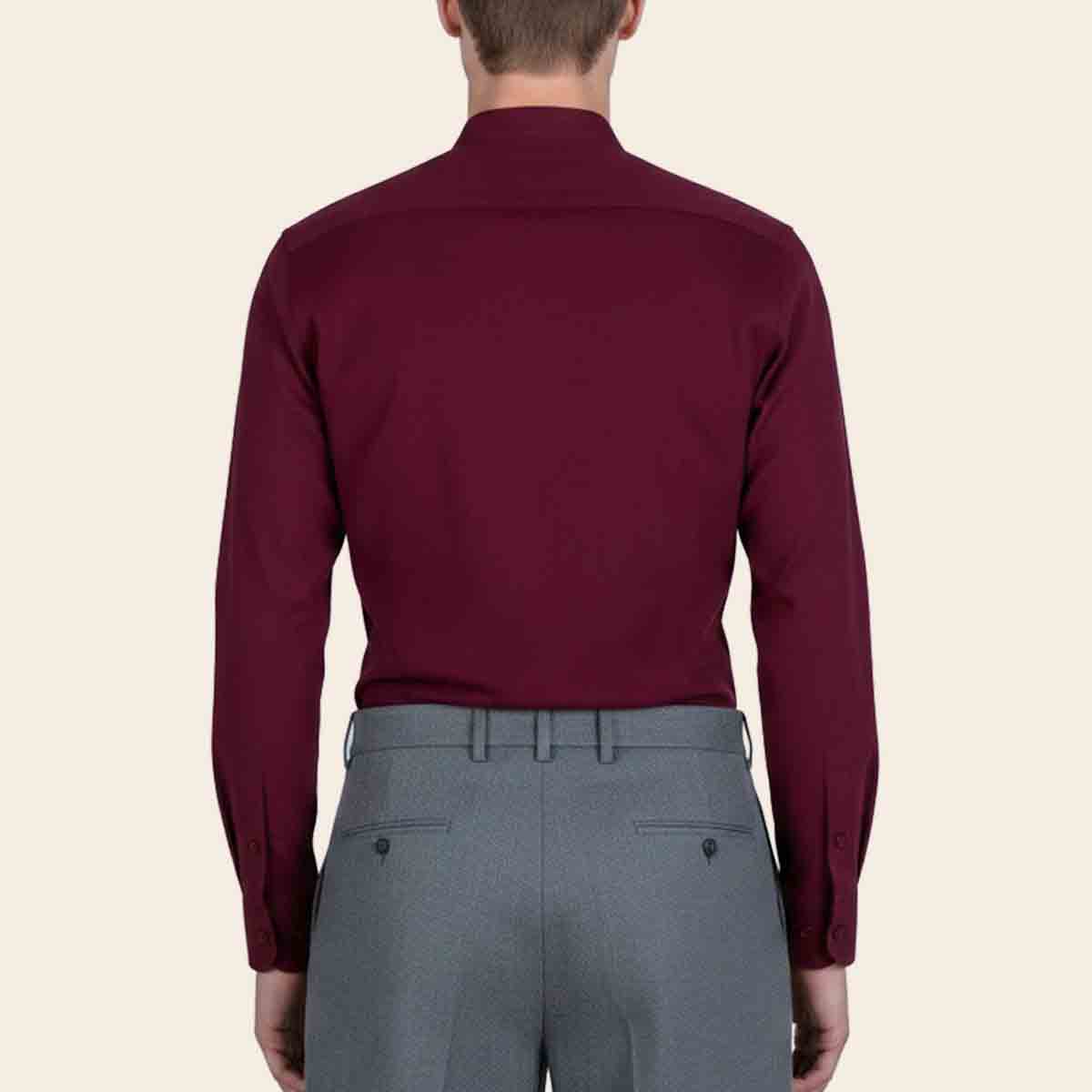 Men's Cotton Polyester Elastane Shirt (PKPCG-6|BND/SB1)