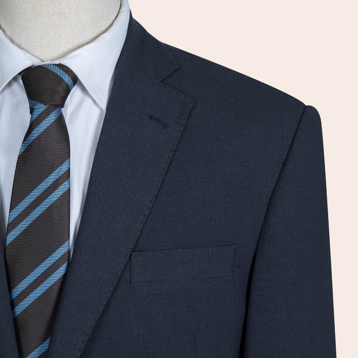 Men's Wool Rich Blend Suit (STR-83|TLF18)