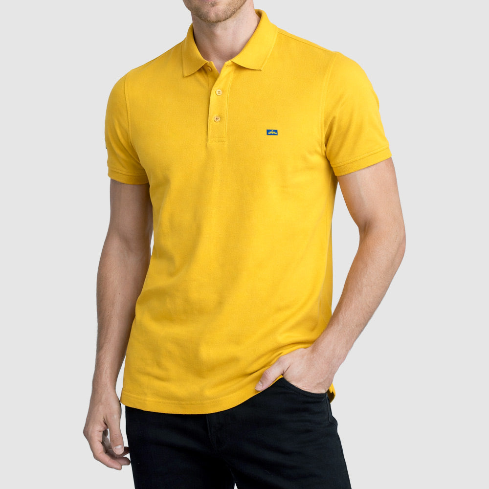 Men's Cotton Stretch Pique Golf Polo (PKPCG-12|PKT/HSL)