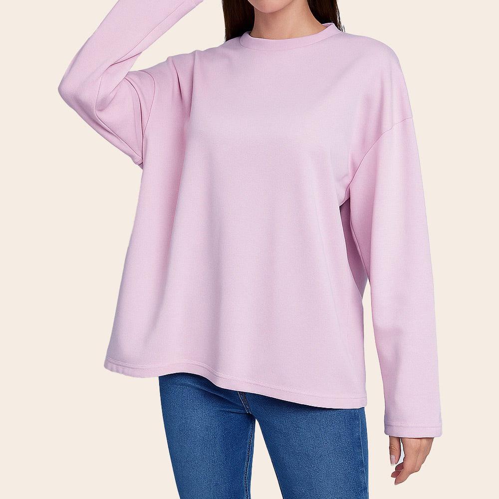 Women's Lyocot Crewneck Sweatshirt (JRCSS-4|1814)