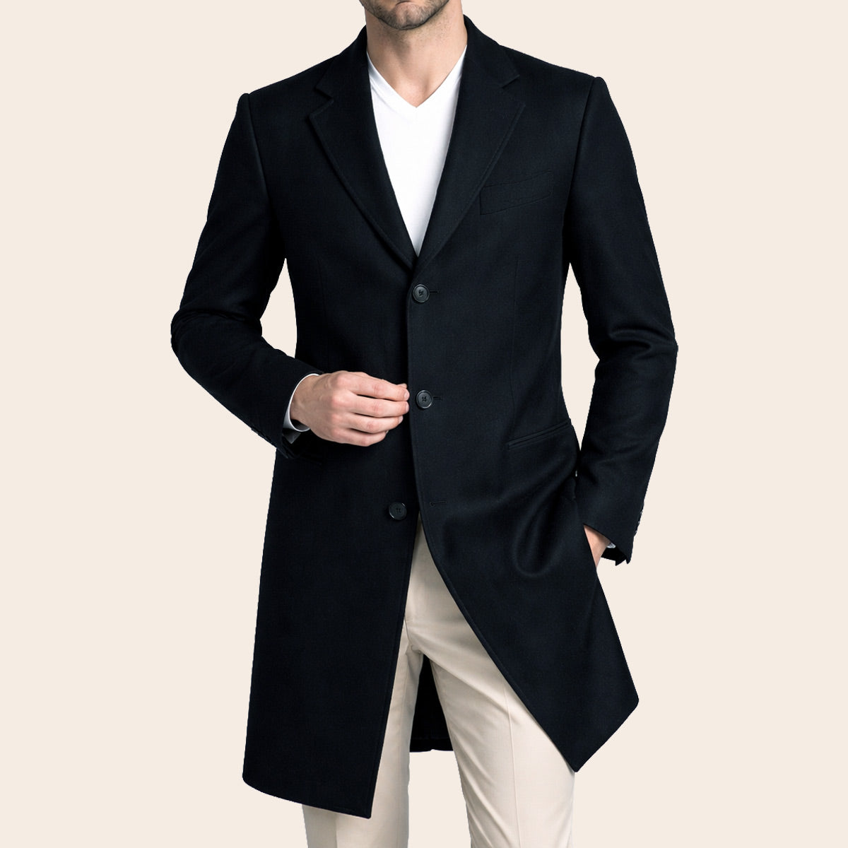 Men's Over Coat (BL-134|NCH)