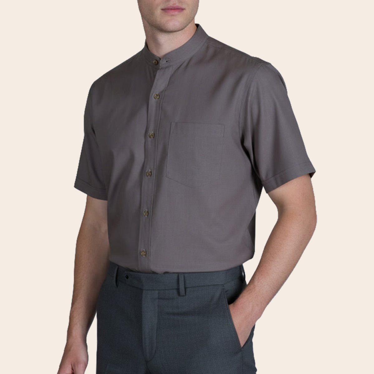 Men's Linen Lux Bushirt (LINCLX-12|BAN/HSP)