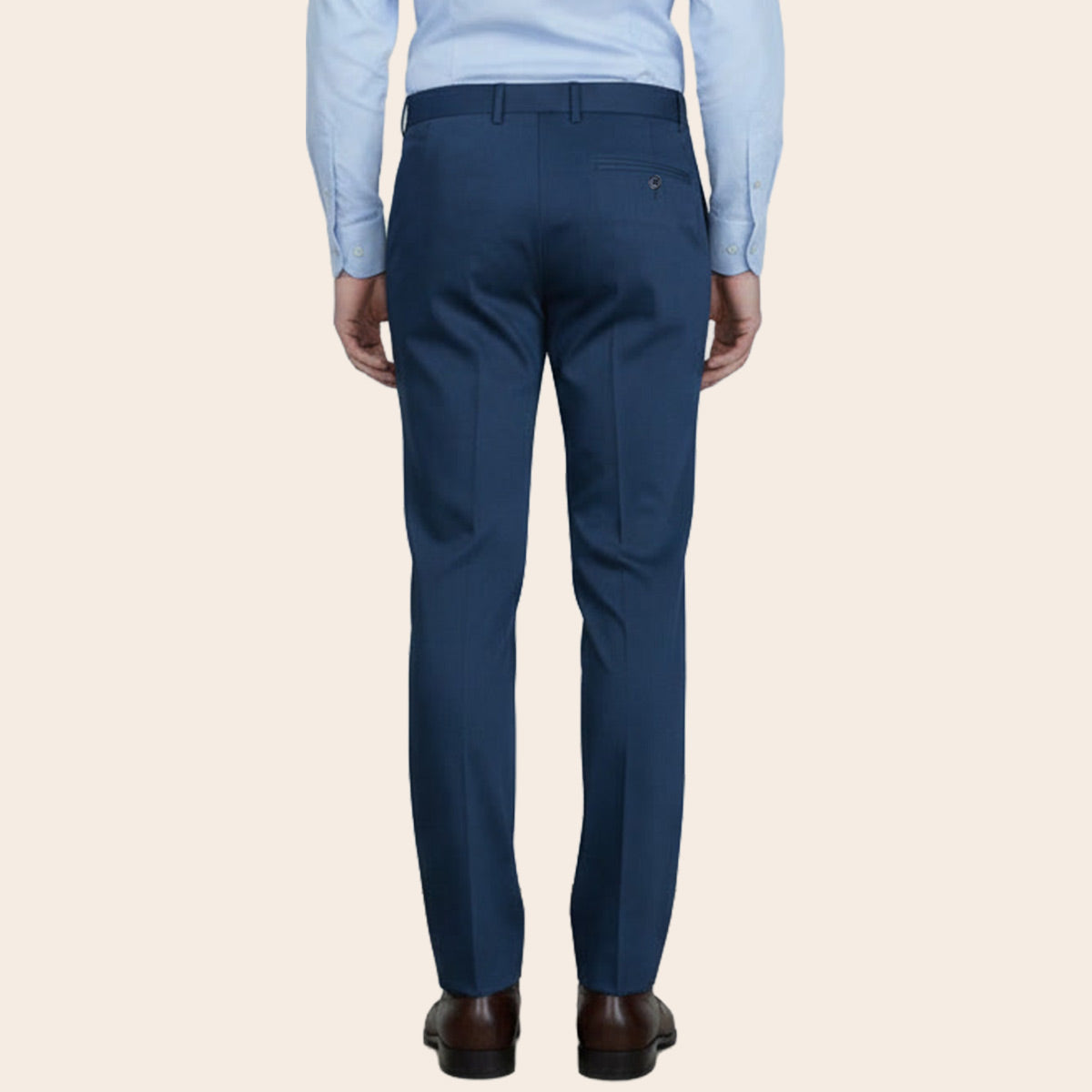 Men's Wool Rich Blend Trouser (STR-80|PTL)