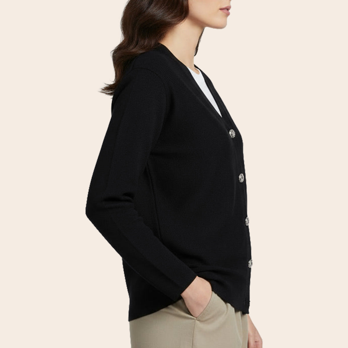 Women's Classic Lounge Cardigan (PCSQ-026|1852)