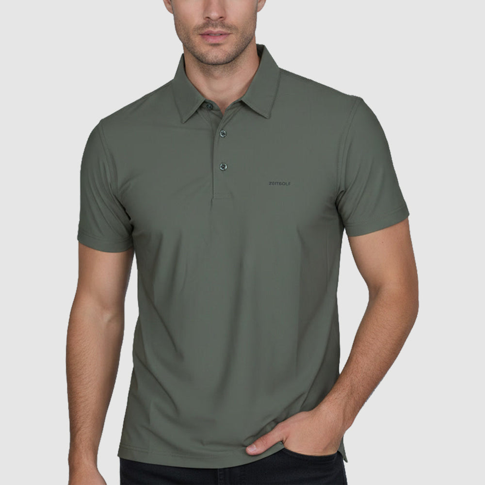 Aether Crisp Dressy Performance Polo (ATJRSC-5|TBD/HSL)
