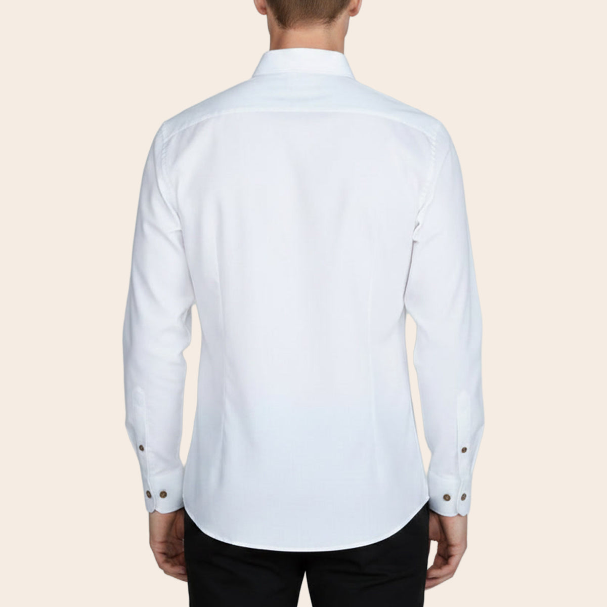 Men's Linen Blend Bushirt (VLIN-9|CLR/FSL)