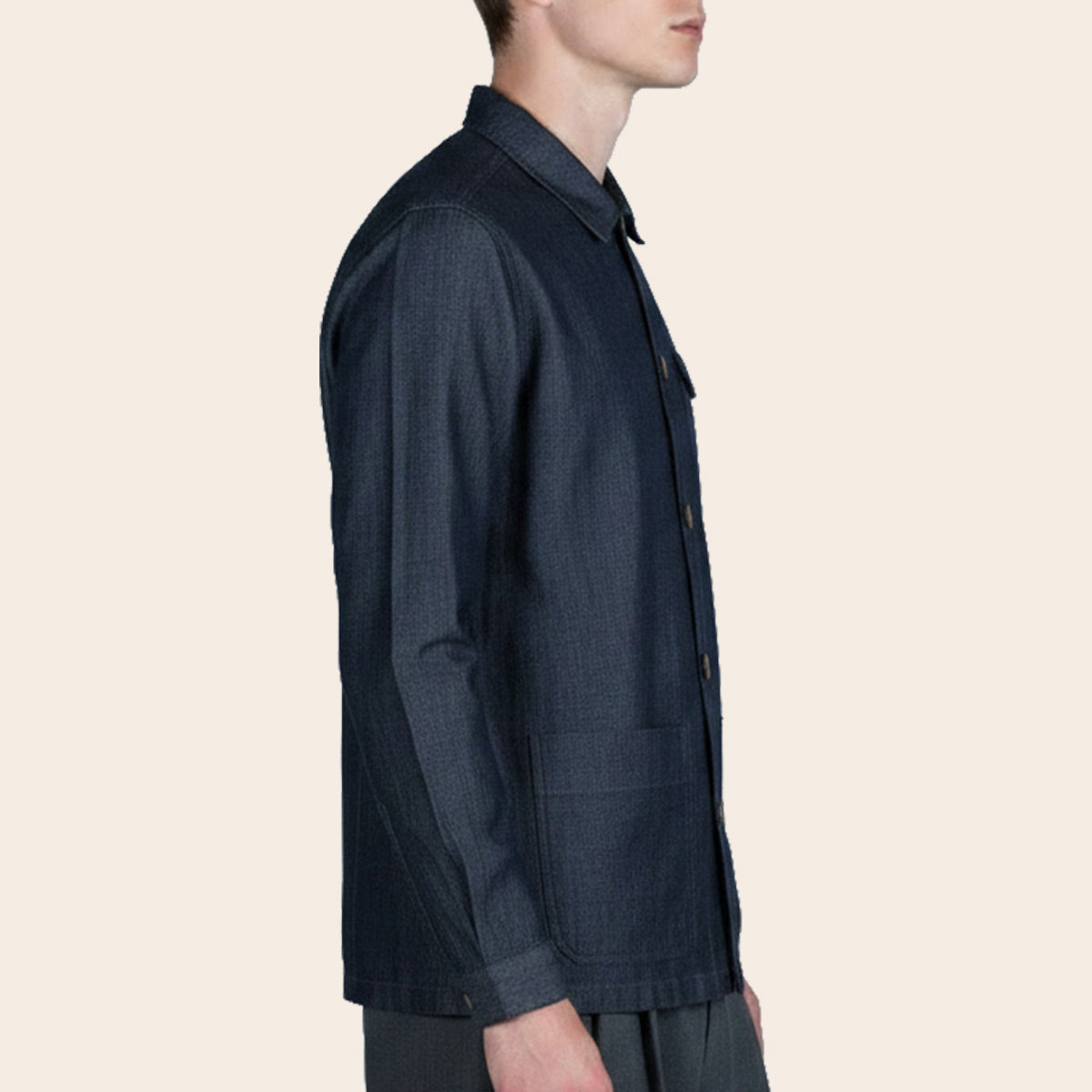 Men's Linen Naturale Over Shirt (LINCNL-45|U2239)