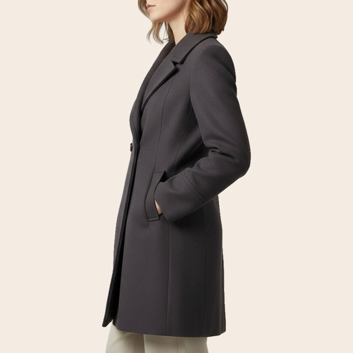 Women's Blazer Fabric Half Coat (ORGBLF-10|1116)