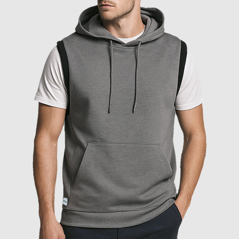 Men's Lyocot Sleeveless Hoodie (JRCSS-11|U3192)
