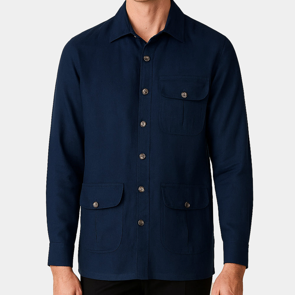 Men's Bush Coat (LIN-1449|CLR/FSL)