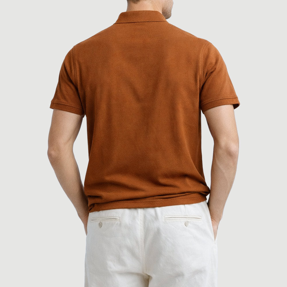 Men's Cotton Stretch Pique Golf Polo (PKPCG-7|PKT/HSL)