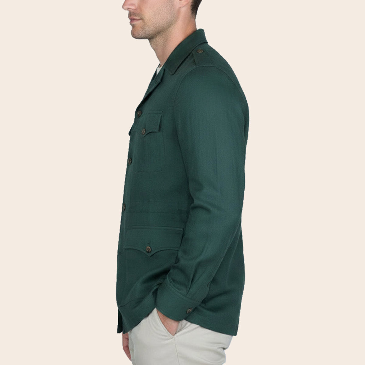 Men's Bush Coat (LINCBZ-34|BCT/DSG)
