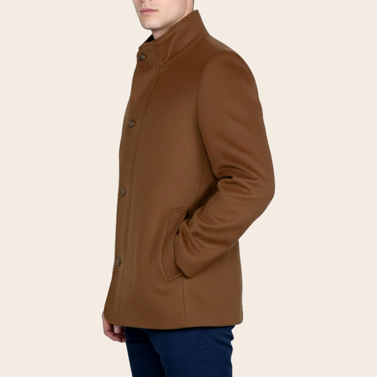 Men's Wool Blend Zipper Jacket (LBL-36|ZJ1)