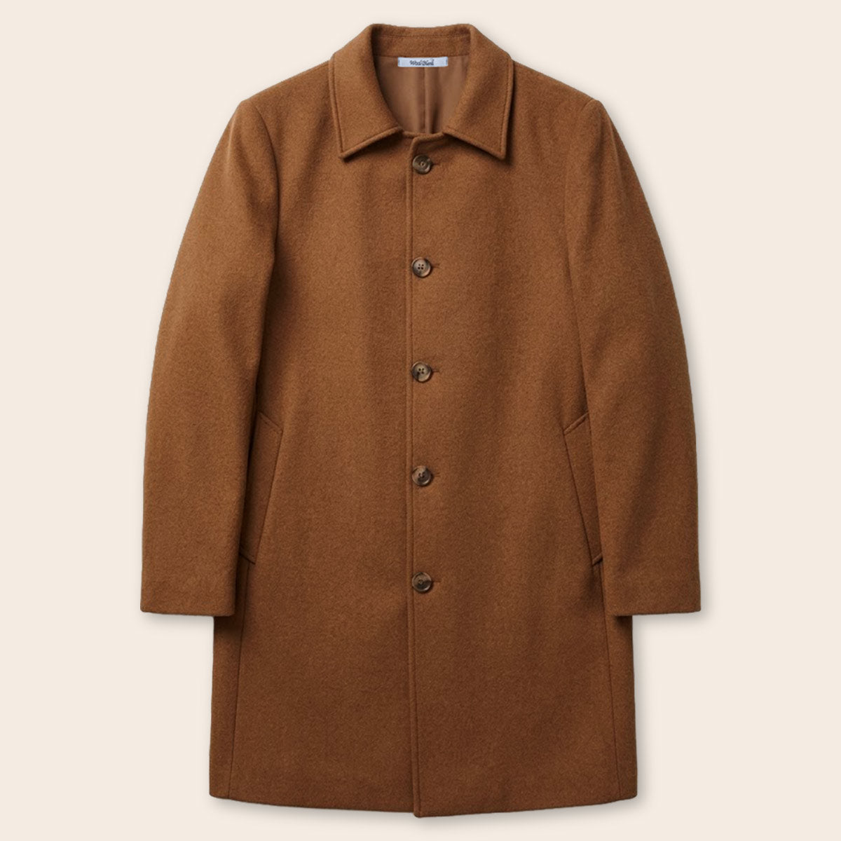Men's Wool Blend Half Coat (LBL-36|CLR)