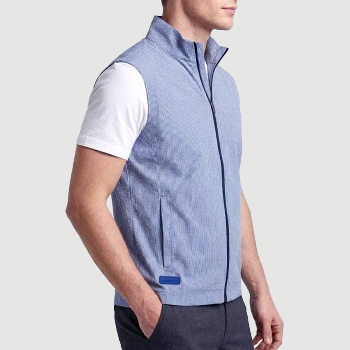 Men's Nylon Stretch Golf Performance Vest (JRNP-5|GLF/16)