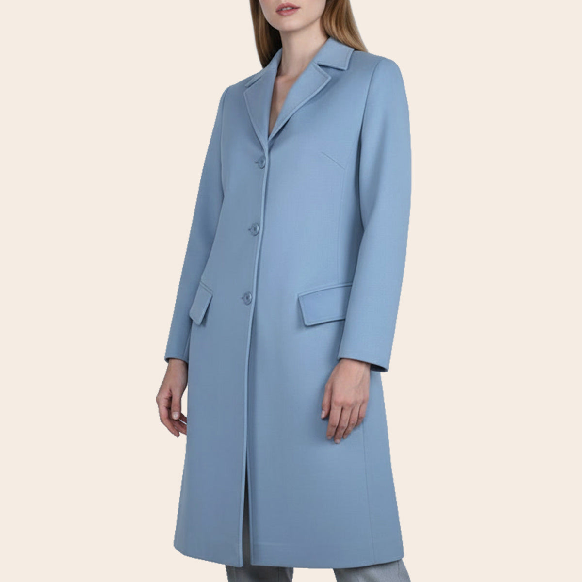 Women's Microfiber Over Coat (ORGKNT-1|1656)